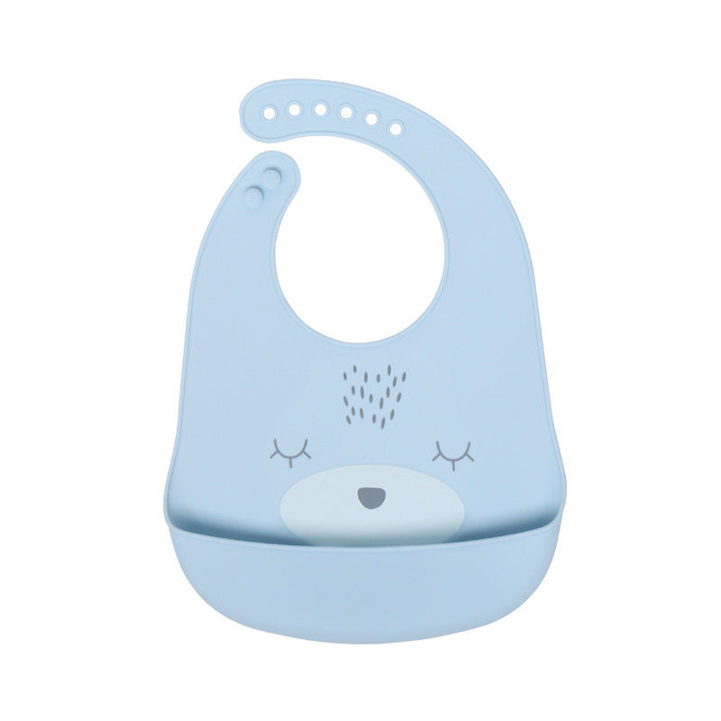 Wholesale Silicone Printed Adjustable Baby Bibs